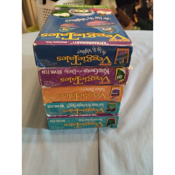 VeggieTales VHS Tapes Lot Of 5.  Big Idea.  Lot B - Picture 3 of 5